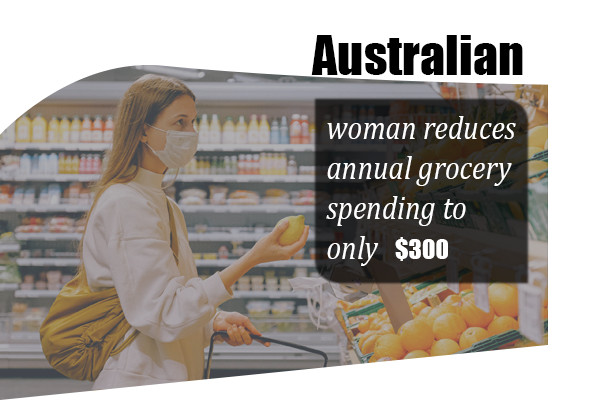Australian Woman Reduces Annual Grocery Spending To Only $300